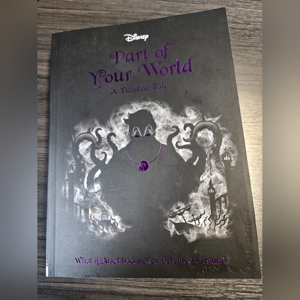 Disney Part of Your World Book with Black and White Cover